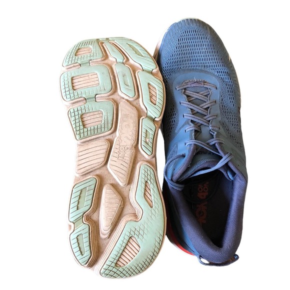 HOKA One Mens Bondi 7 Running Tennis Shoes Size 12 - Picture 5 of 14